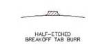 Standard Break Off Tab Standard Break Off Tab